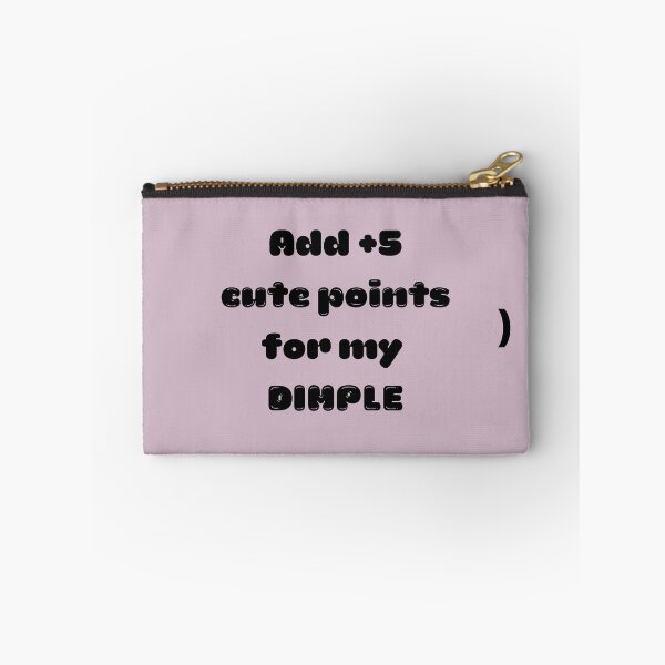 Item preview, Add +5 cute points for my dimple left cheek lavender purple designed and sold by GrammarDance.