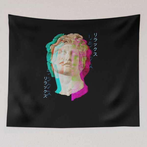 Item preview, Helios Glitch Relax Japanese Vaporawve Aesthetic  designed and sold by ghost888.