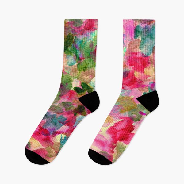 Item preview, fleurs abstraites à l'aquarelle/abstract watercolor flowers designed and sold by clemfloral.