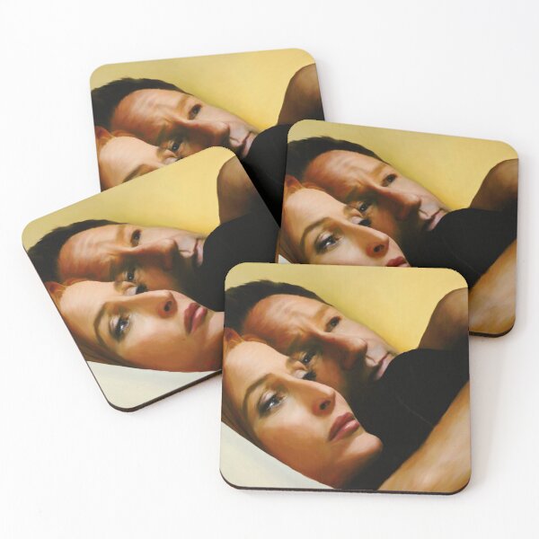 Item preview, Mulder & Scully in bed - oil color painting designed and sold by altaircolin.