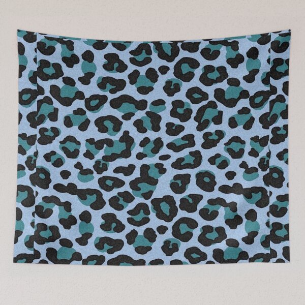 Item preview, Blue and Teal Leopard designed and sold by nataliewilsom.