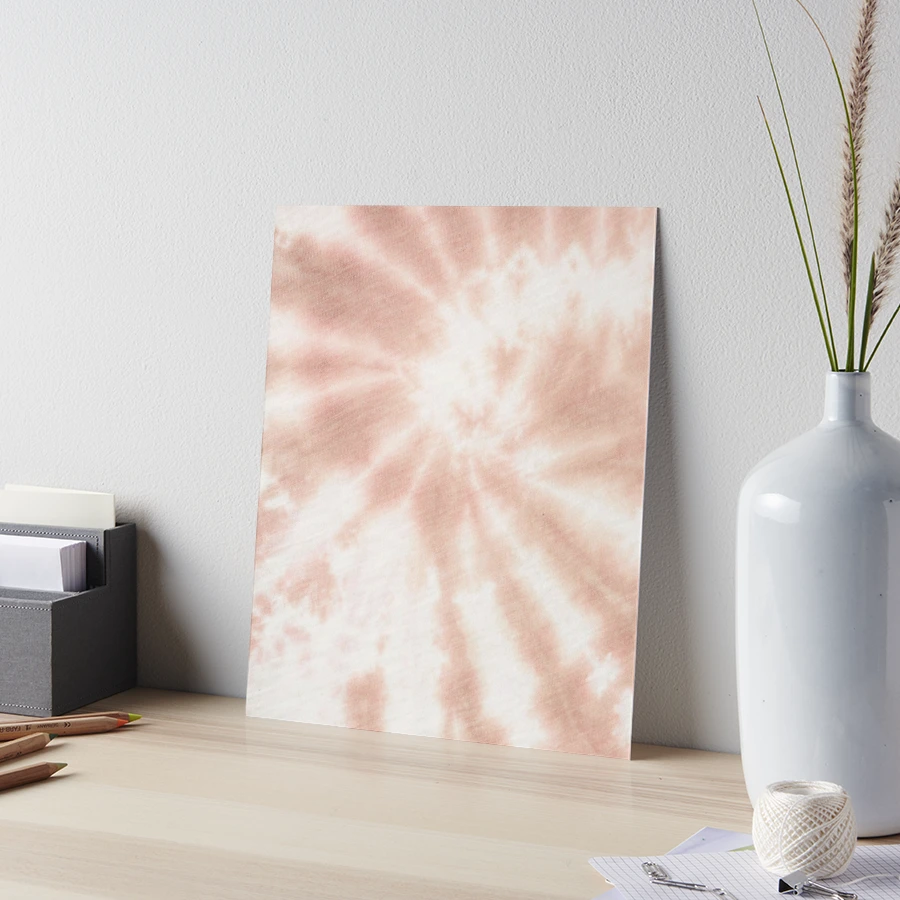 Light Pink Tie Dye | Art Board Print