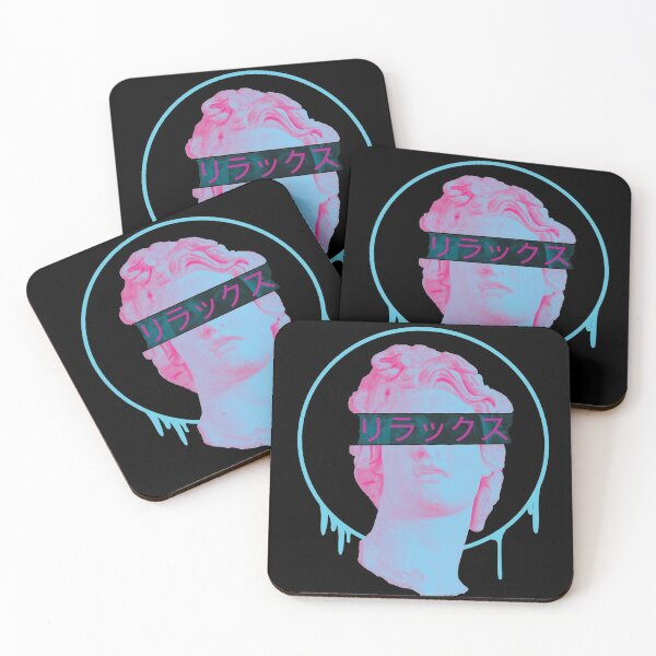 Item preview, Helios Relax Blindfold Japanese Vaporawve Aesthetic  designed and sold by ghost888.