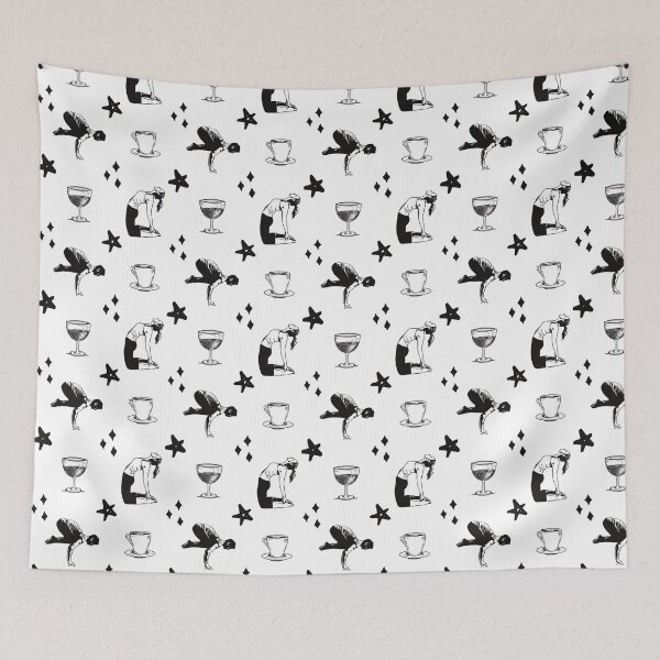 Item preview, Yogi, yogini, coffee and wine. designed and sold by braveHertz.