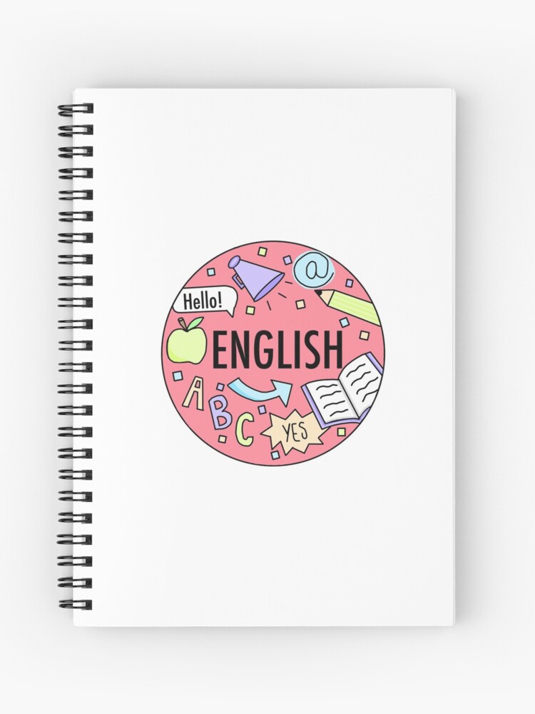Cuaderno de espiral «Inglés (colores pastel)» de ArianneBoutique | Redbubble