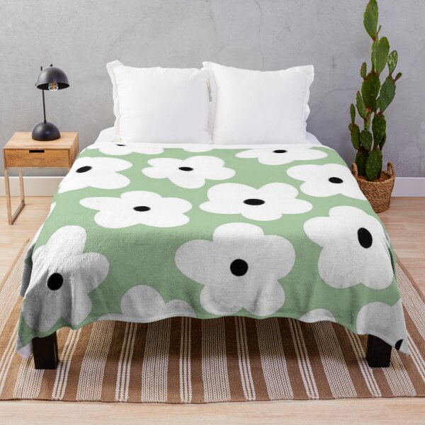 Item preview, Green and White Flowers designed and sold by nataliewilsom.