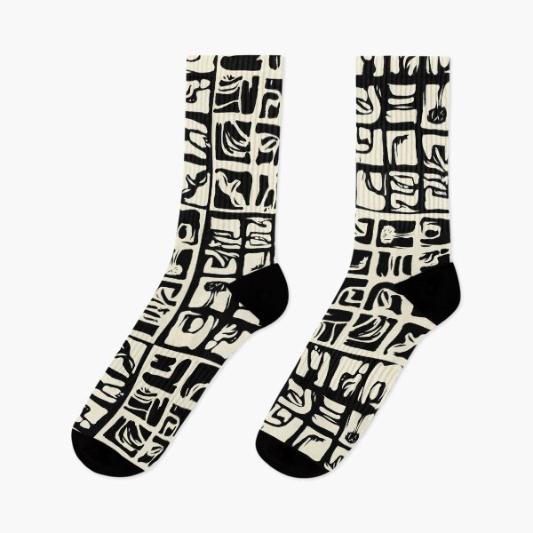 Item preview, Black and White - Shapes and Squares designed and sold by InnocentTropic.