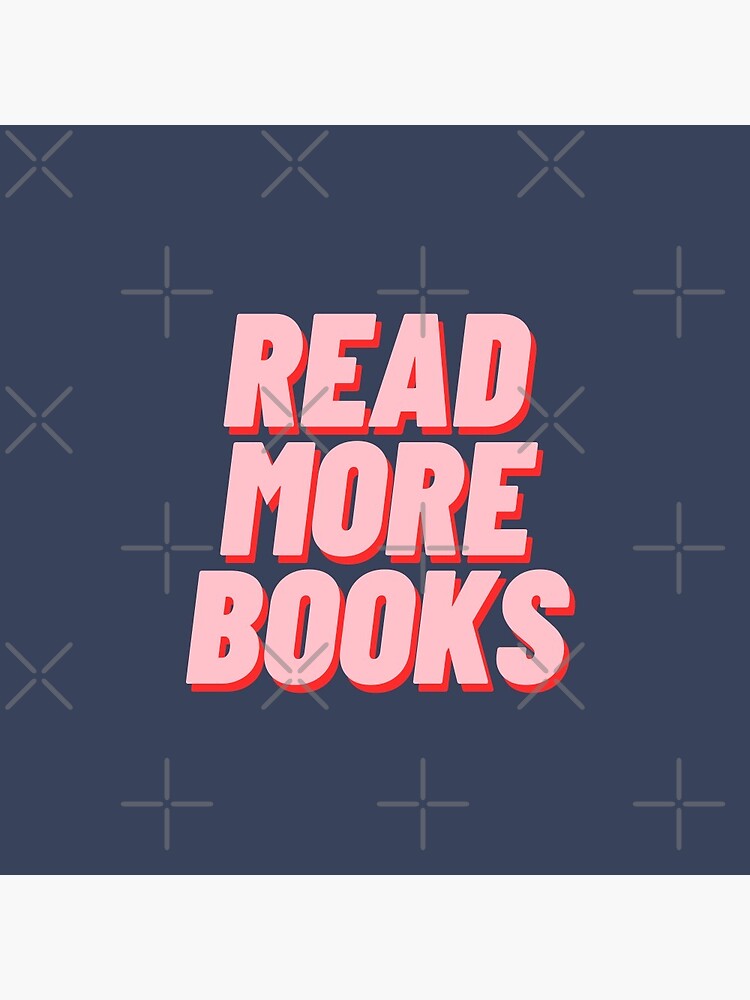 Thumbnail 3 of 3, Pin, READ MORE BOOKS designed and sold by polishalpaca.