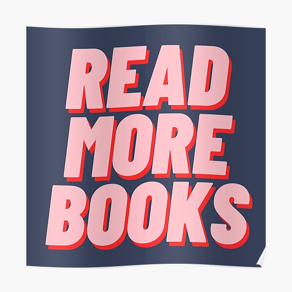 LIES MEHR BÜCHER Poster