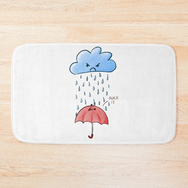 Item preview, Suck it - rain cloud and umbrella designed and sold by sarabotx.