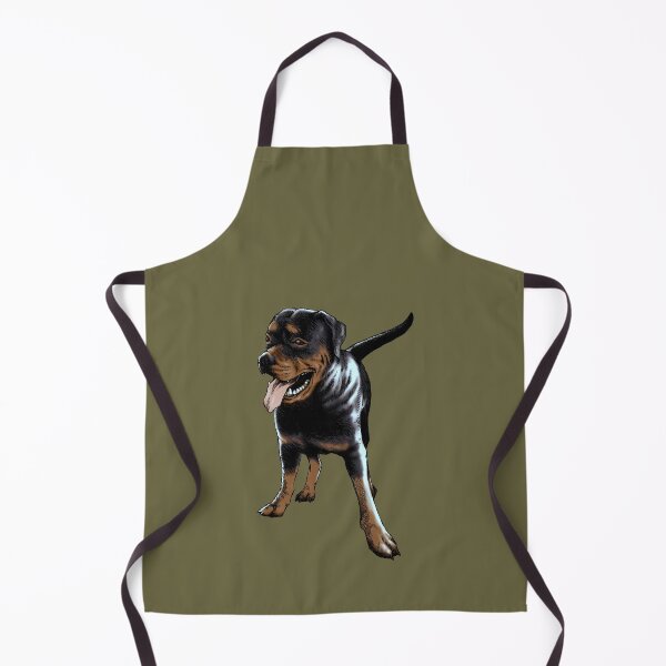 Item preview, Rottweiler Dog Portrait (colored version) designed and sold by MMMSdesigns.
