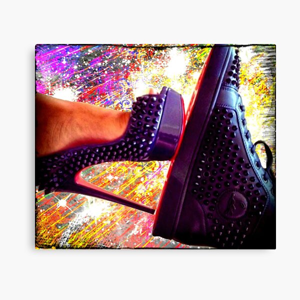 His and Hers Red Bottom Heels and Sneakers 2