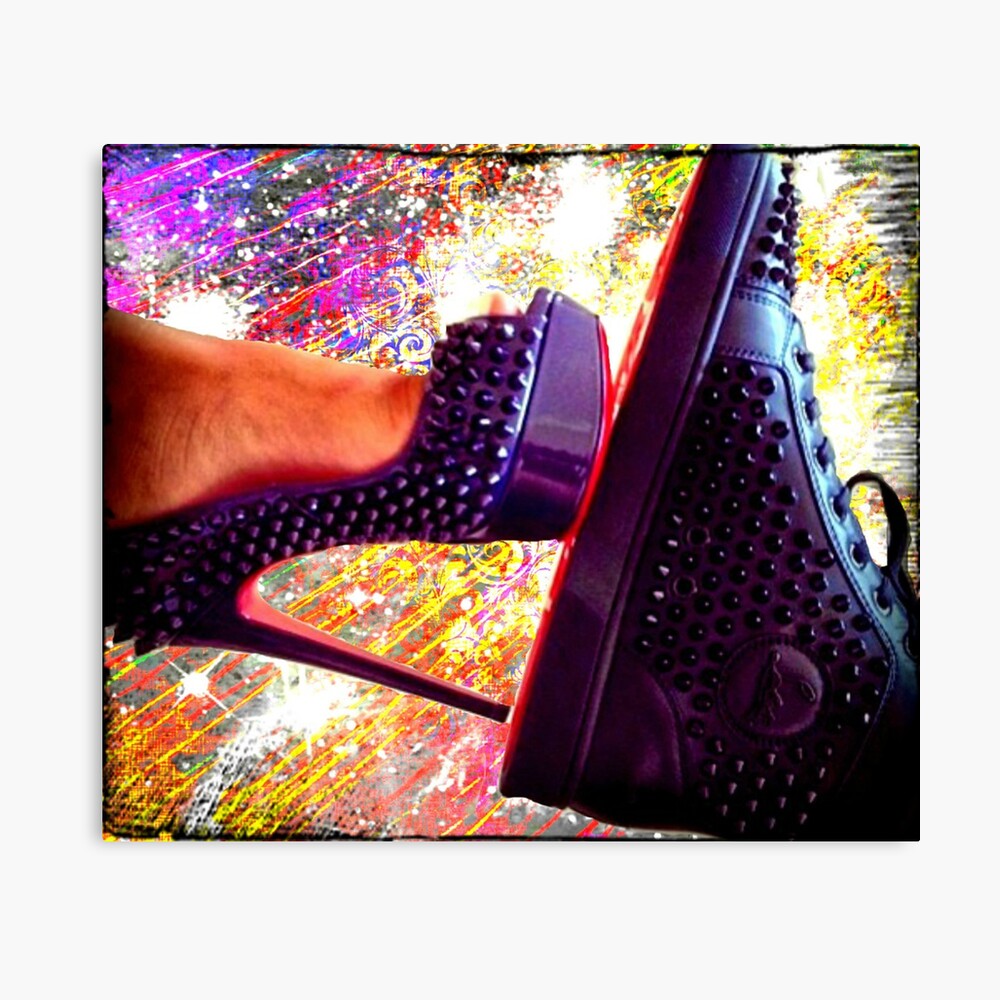 Christian Louboutin Mens Sneakers Pop Art Canvas Print for Sale by Arts4U