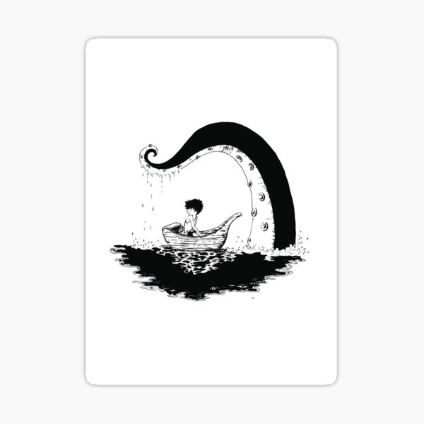 Illustration tentacule Sticker