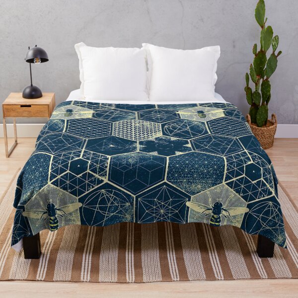 Item preview, Denim Geo Wasps - PATT0078 designed and sold by 3-Starfish.