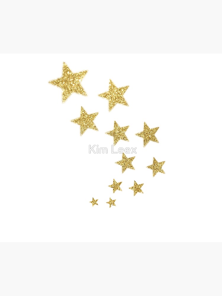 Gold Glitter Stars