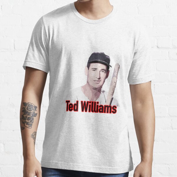 Ted Williams Boston Red Sox T Shirt M Red Splendid Splinter MLB