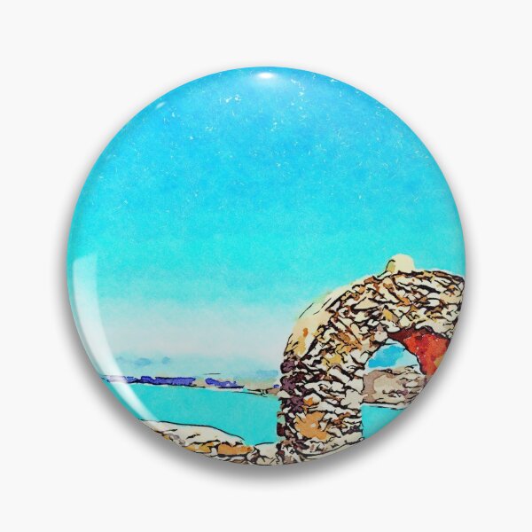 Item preview, Castle walls and seascape designed and sold by Giuseppe Cocco.