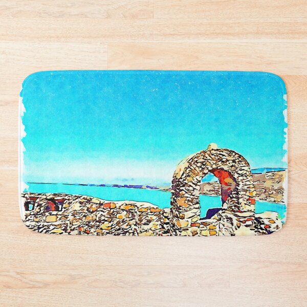 Item preview, Castle walls and seascape designed and sold by Giuseppe Cocco.