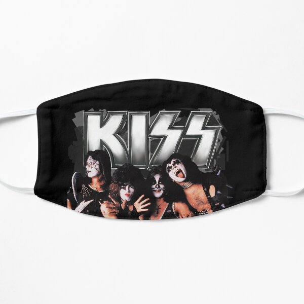 Kiss Fan Art - Breaking Through  Flat Mask
