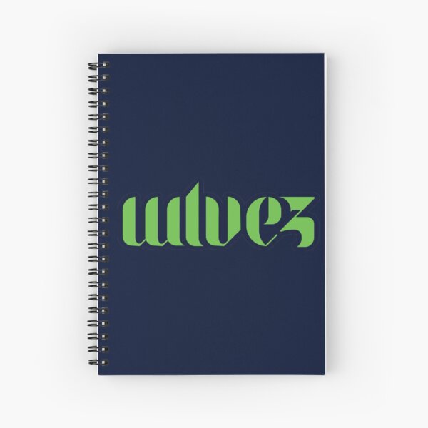 WLVEZ Creative Logo Spiral Notebook