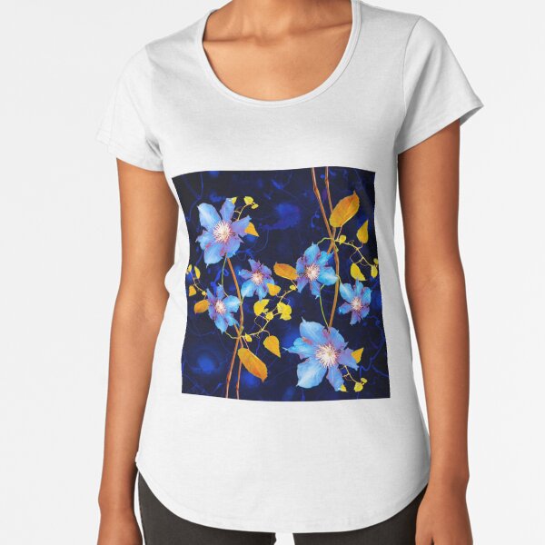 clématites/clematis Premium Scoop T-Shirt