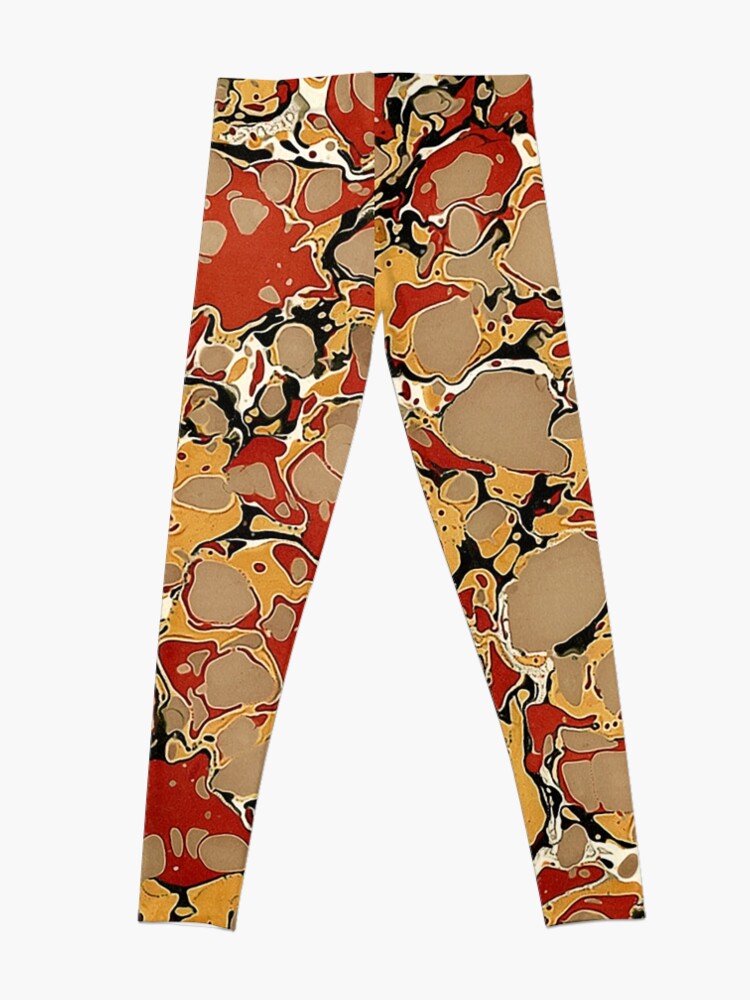 Vista alternativa de Leggings Papel viejo de mármol 04
