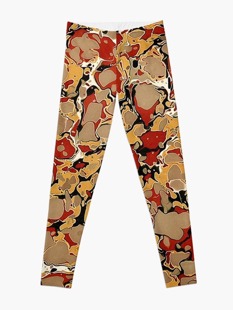 Vista alternativa de Leggings Papel viejo de mármol 04