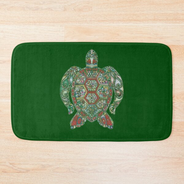 Item preview, Native American Tribal Turtle Spirit Animal distressed color designed and sold by webdango.