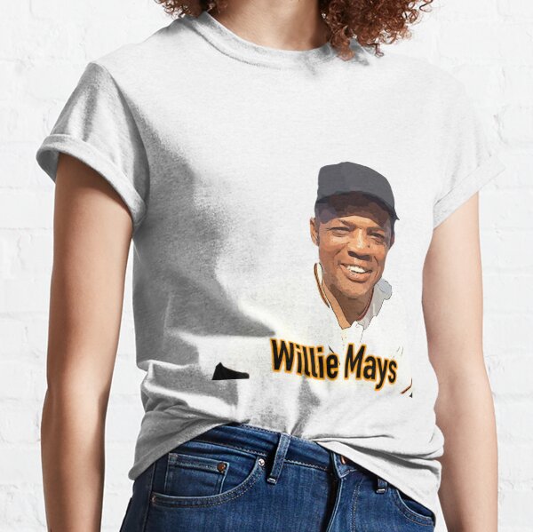 Willie Mays Name & Number T-Shirt - Red - Tshirtsedge