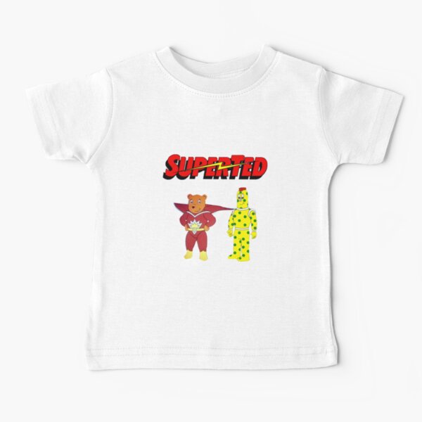 Superted and Spotty Cartoon Baby T-Shirt
