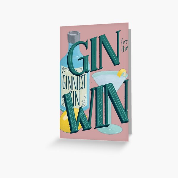 Item preview, Gin for the win -cool designed and sold by SidTastic .