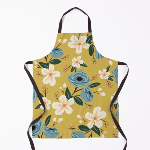 Item preview, Yellow and Blue Floral designed and sold by loveperiwinkle.