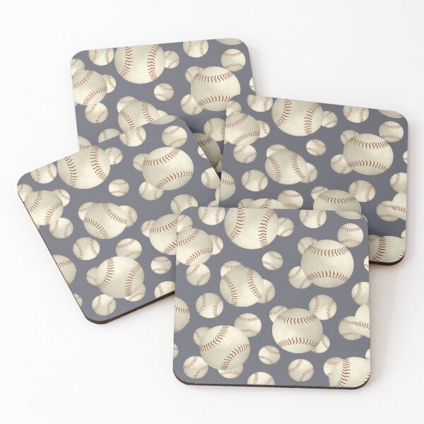 Item preview, Grungy endless baseballs / softballs pattern designed and sold by katzdzynes.