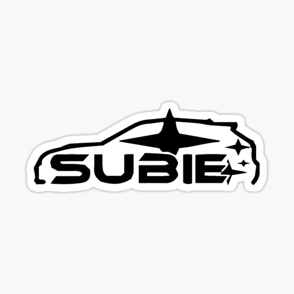 T-shirts Subie et plus Sticker