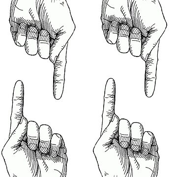 Artwork thumbnail, Pointing at Each Other by oekart