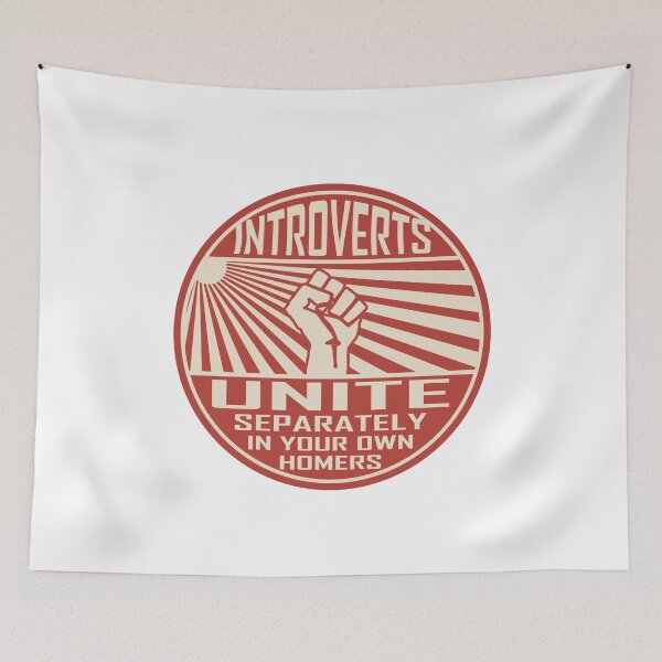 Item preview, Introverts Unite Separately In Your Own Homes vintage designed and sold by Art-of-amine.