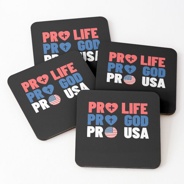 Item preview, Pro Life Pro God Pro USA designed and sold by razvigod.