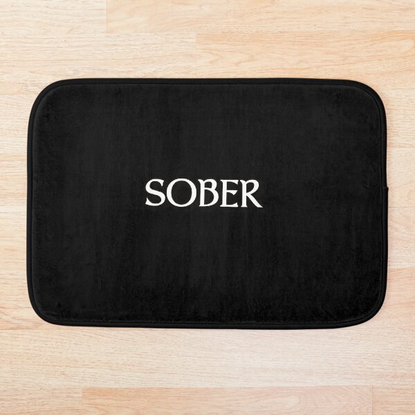 Alfombras de baño: Sober | Redbubble