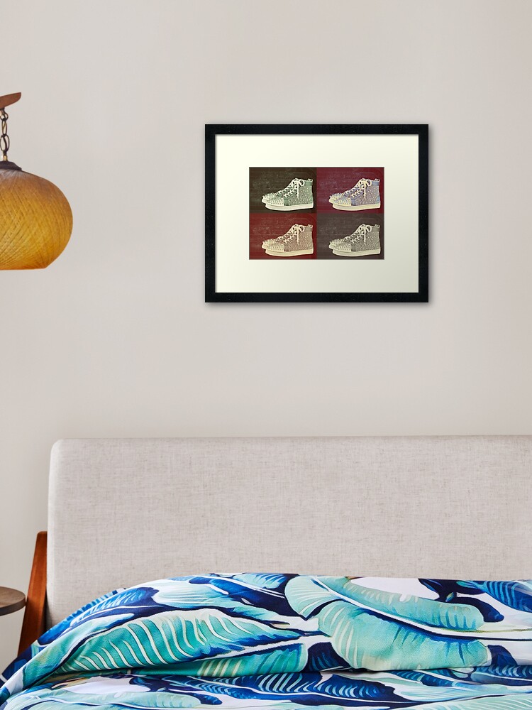 Christian Louboutin Mens Sneakers Pop Art Canvas Print for Sale by Arts4U