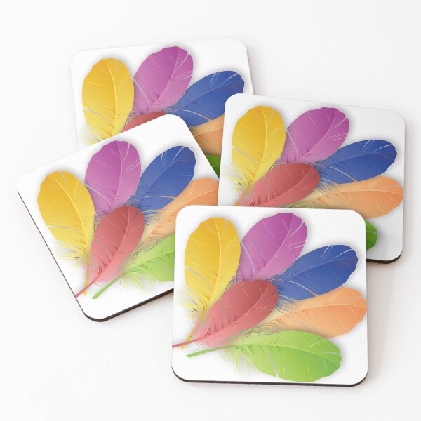 Item preview, Coloured Feathers designed and sold by Designs By Creation.