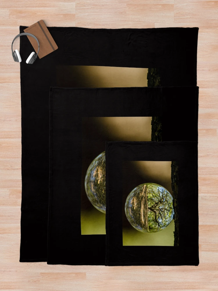 Thumbnail 5 of 6, Throw Blanket, Spheric Genesis designed and sold by RewskiPhotos.