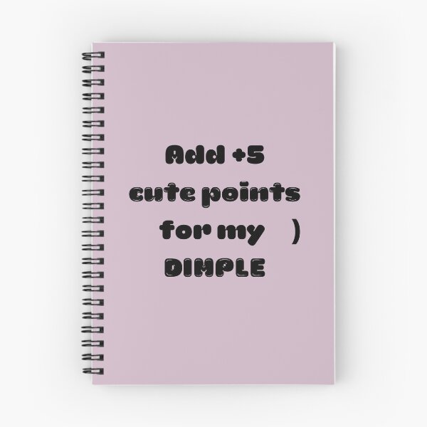 Item preview, Add +5 cute points for my dimple left cheek lavender purple designed and sold by GrammarDance.
