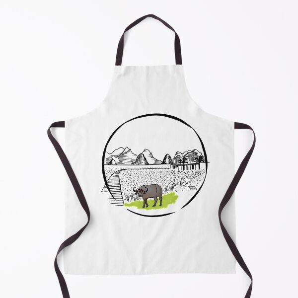 Item preview, Laos - Waterbuffalo in a rice field designed and sold by Aurealis Creatief.