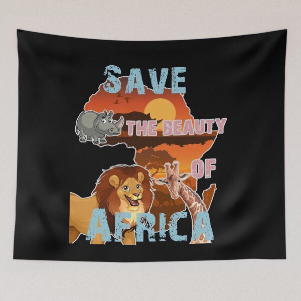 Item preview, Save the Beauty of Africa designed and sold by DELMEO.