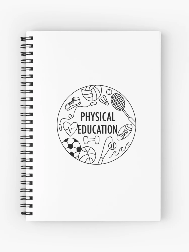 Physical Education Notebook: Blank Sketch Papers for Drawing and