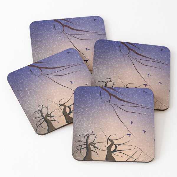Item preview, Birds in galaxy designed and sold by Sanskrati.