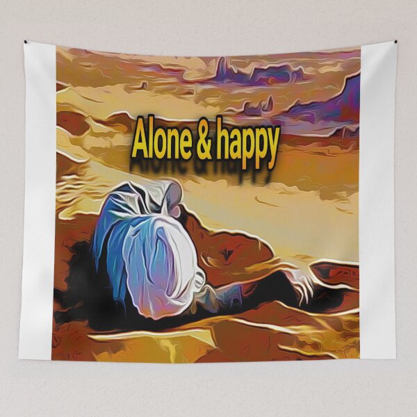 Item preview, Alone & happy  designed and sold by Alexaksil.