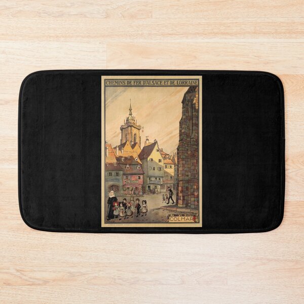 Item preview, Colmar retro poster designed and sold by CorasPosters.