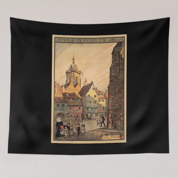 Item preview, Colmar retro poster designed and sold by CorasPosters.